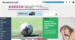 Desktop Screenshot of dwadozera.pl